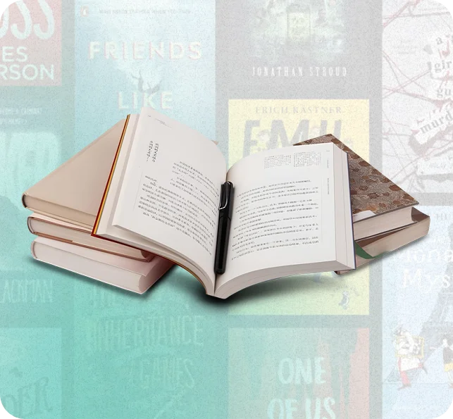 Book editing showcase with children&rsquo;s titles and professional layout